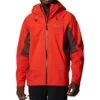 Columbia Mazama Trail Shell Rain Jacket - Mens Spicy / Black / Light Raisin -Columbia Outfit Shop 1692185255 2034451 839 1
