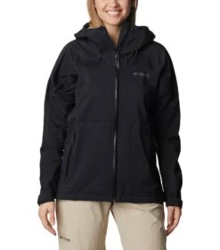 Columbia Mazama Trail Shell Rain Jacket - Womens Black