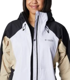 Columbia Mazama Trail Shell Rain Jacket - Womens Purple Tint / Black / Ancient Fossil -Columbia Outfit Shop 1692185287 2035001 569 7