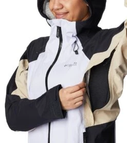 Columbia Mazama Trail Shell Rain Jacket - Womens Purple Tint / Black / Ancient Fossil -Columbia Outfit Shop 1692185288 2035001 569 8