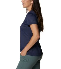 Columbia Hike Short Sleeve Crew Lightweight Shirt - Womens Nocturnal -Columbia Outfit Shop 1692194397 1991551 466 3