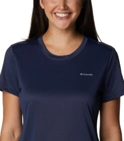 Columbia Hike Short Sleeve Crew Lightweight Shirt - Womens Nocturnal -Columbia Outfit Shop 1692194398 1991551 466 4