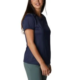 Columbia Hike Short Sleeve Crew Lightweight Shirt - Womens Nocturnal -Columbia Outfit Shop 1692194398 1991551 466 5
