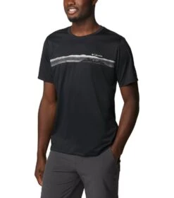 Columbia Hike Graphic SS Tee - Mens Black / Streamlined Graphic -Columbia Outfit Shop 1692200711 2036561 010 5