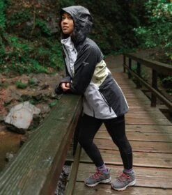 Columbia Mazama Trail Shell Rain Jacket - Womens Purple Tint / Black / Ancient Fossil -Columbia Outfit Shop 1692201534 2035001 569 14