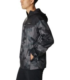 Columbia Flash Challenger Novelty Windbreaker - Mens Black Mod Camo Print -Columbia Outfit Shop 1693072046 1988711 010 3