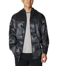 Columbia Flash Challenger Novelty Windbreaker - Mens Black Mod Camo Print -Columbia Outfit Shop 1693072048 1988711 010 7