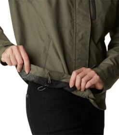 Columbia Hikebound Rain Jacket - Womens Stone Green -Columbia Outfit Shop 1693072052 1989251 397 6