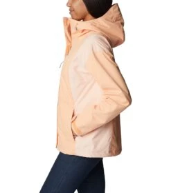 Columbia Hikebound Rain Jacket - Womens Peach / Peach Blossom -Columbia Outfit Shop 1693072054 1989251 812 3