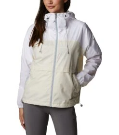 Front Page 42 Columbia Alpine Chill Windbreaker - Womens White / Chalk / Cirrus Grey