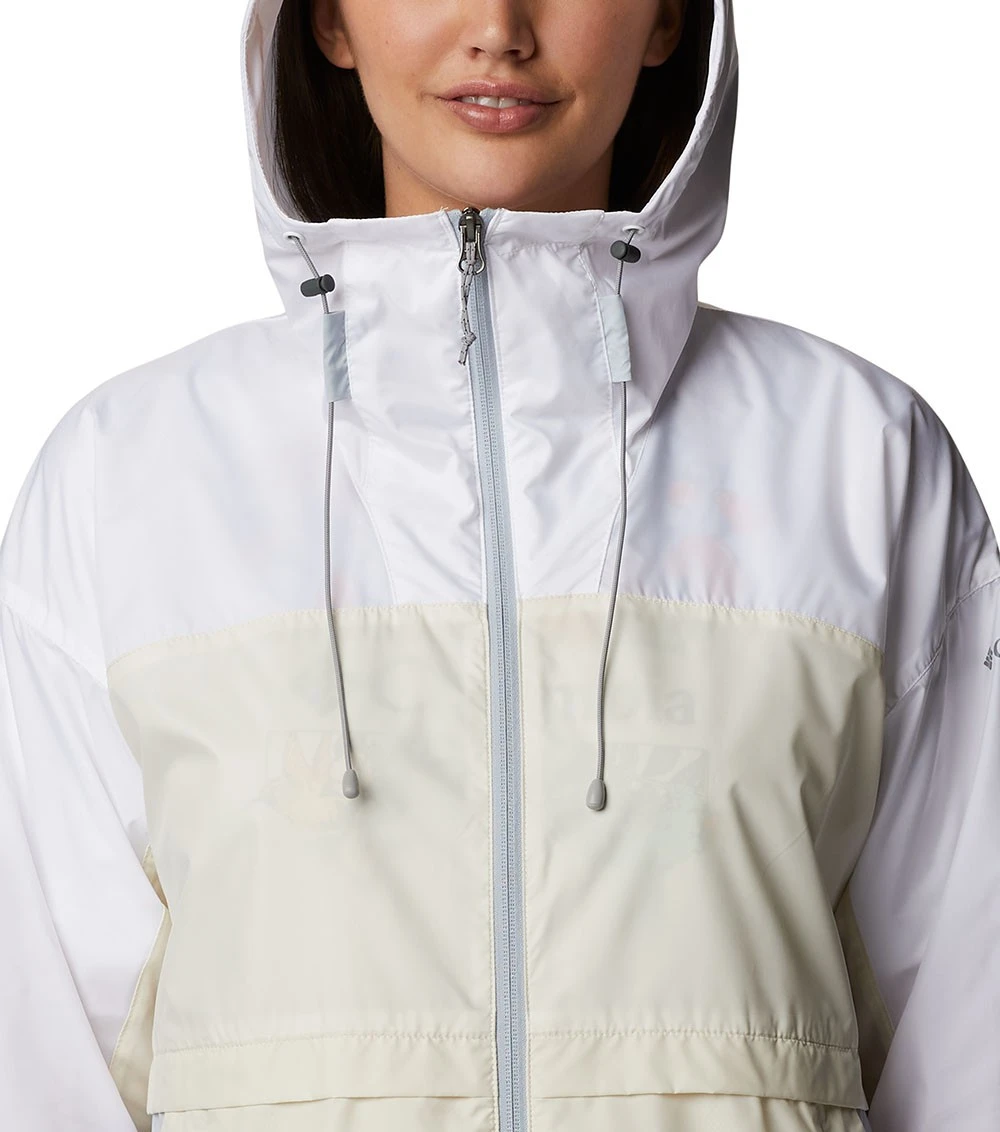 Columbia Alpine Chill Windbreaker - Womens White / Chalk / Cirrus Grey 6 Columbia Alpine Chill Windbreaker - Womens White / Chalk / Cirrus Grey - Image 4