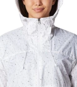 Columbia Alpine Chill Windbreaker - Womens White Campdot Print -Columbia Outfit Shop 1693072079 1993271 102 4
