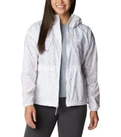 Columbia Alpine Chill Windbreaker - Womens White Campdot Print -Columbia Outfit Shop 1693072081 1993271 102 7
