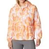Columbia Alpine Chill Windbreaker - Womens Peach Bloomdye Print -Columbia Outfit Shop 1693072082 1993271 812 1