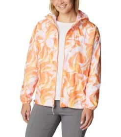 Columbia Alpine Chill Windbreaker - Womens Peach Bloomdye Print -Columbia Outfit Shop 1693072085 1993271 812 7