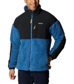 Columbia Ballistic Ridge Full Zip Fleece Jacket - Mens Impulse Blue / Black