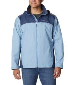 Columbia Glennaker Lake Rain Jacket - Mens Jet Stream / Dark Mountain