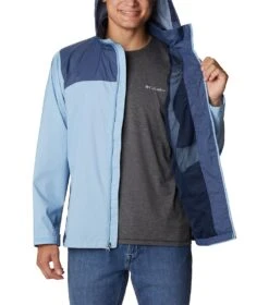Columbia Glennaker Lake Rain Jacket - Mens Jet Stream / Dark Mountain -Columbia Outfit Shop 1693072099 RM2015 430 5