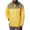 Columbia Glennaker Lake Rain Jacket - Mens Golden Nugget / Stone Green -Columbia Outfit Shop 1693072102 RM2015 742 1