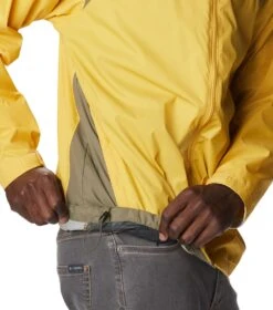 Columbia Glennaker Lake Rain Jacket - Mens Golden Nugget / Stone Green -Columbia Outfit Shop 1693072106 RM2015 742 7