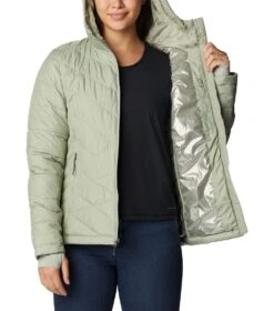 Columbia Heavenly Insulated Hooded Jacket - Womens Safari -Columbia Outfit Shop 1693072109 WL0010 348 5