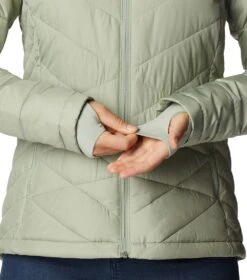 Columbia Heavenly Insulated Hooded Jacket - Womens Safari -Columbia Outfit Shop 1693072110 WL0010 348 7
