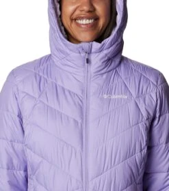 Columbia Heavenly Insulated Hooded Jacket - Womens Frosted Purple -Columbia Outfit Shop 1693072113 WL0010 535 4