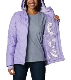 Columbia Heavenly Insulated Hooded Jacket - Womens Frosted Purple -Columbia Outfit Shop 1693072114 WL0010 535 5