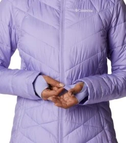 Columbia Heavenly Insulated Hooded Jacket - Womens Frosted Purple -Columbia Outfit Shop 1693072115 WL0010 535 7