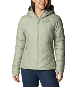 Columbia Heavenly Insulated Hooded Jacket - Womens Safari