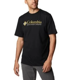 Columbia CSC Basic Logo S/S Tee - Mens Black / CSC Retro Logo Graphic -Columbia Outfit Shop 1693492080 1680051 021 5