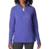 Columbia Glacial IV Half Zip Fleece Top - Womens Purple Lotus -Columbia Outfit Shop 1693492092 1802201 546 1