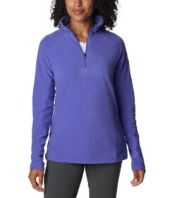 Columbia Glacial IV Half Zip Fleece Top - Womens Purple Lotus