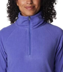 Columbia Glacial IV Half Zip Fleece Top - Womens Purple Lotus -Columbia Outfit Shop 1693492094 1802201 546 4