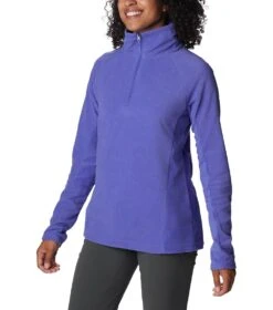 Columbia Glacial IV Half Zip Fleece Top - Womens Purple Lotus -Columbia Outfit Shop 1693492094 1802201 546 5