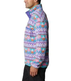 Columbia Helvetia Half Snap Retro Fleece Pullover - Mens Purple Lotus -Columbia Outfit Shop 1693492100 1889851 547 3