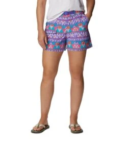 Columbia Summerdry Cargo Shorts - Womens Purple Lotus / Camp Blanket