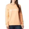 Columbia Columbia Trek Graphic Crew Sweatshirt - Womens Peach / White Logo -Columbia Outfit Shop 1693492115 1959861 812 1
