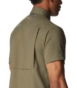 Columbia Silver Ridge Utility Lite Short Sleeve Shirt - Mens Stone Green -Columbia Outfit Shop 1693492131 2030721 397 5