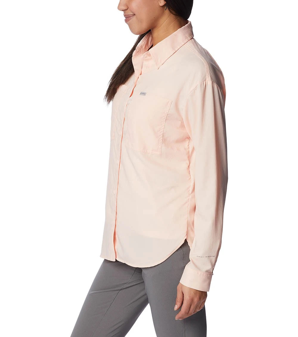 Columbia Silver Ridge Utility Long Sleeve Shirt - Womens Peach Blossom 5 Columbia Silver Ridge Utility Long Sleeve Shirt - Womens Peach Blossom - Image 3