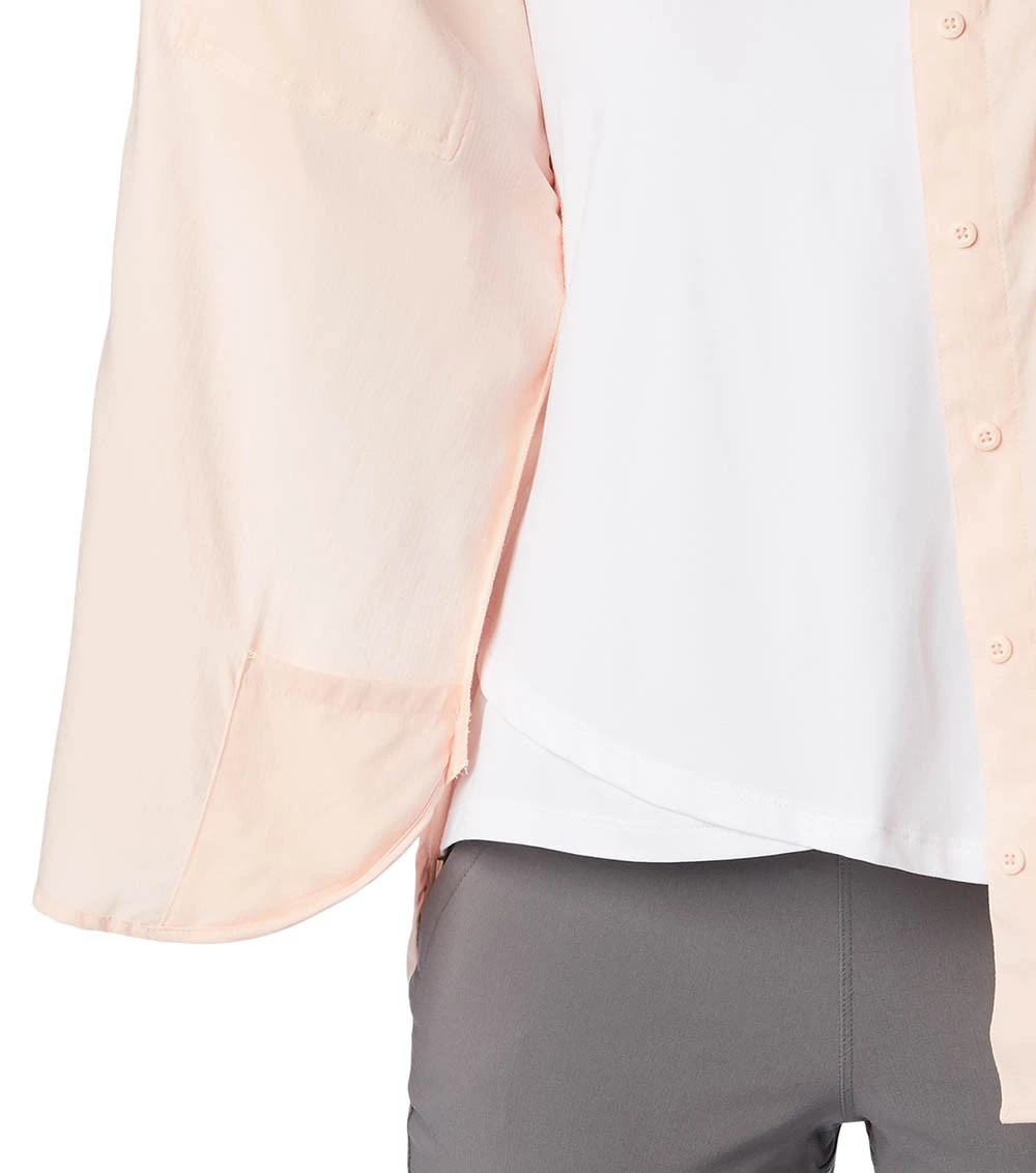 Columbia Silver Ridge Utility Long Sleeve Shirt - Womens Peach Blossom 7 Columbia Silver Ridge Utility Long Sleeve Shirt - Womens Peach Blossom - Image 5