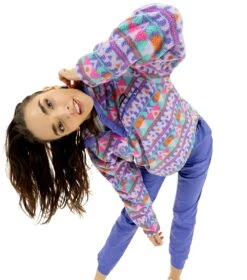 Columbia Helvetia Cropped Half Snap Pullover - Womens Purple Lotus / Camp Blanket -Columbia Outfit Shop 1693933331 2014561 546 6