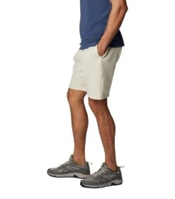 Columbia Logo Fleece Shorts - Mens Chalk -Columbia Outfit Shop 1694013353 1884601 191 3