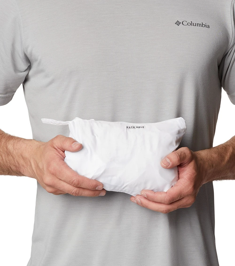 Columbia Point Park Windbreaker Jacket - Mens White / Collegiate Navy 10 Columbia Point Park Windbreaker Jacket - Mens White / Collegiate Navy - Image 8