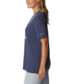 Columbia Bluebird Day Relaxed Crew Neck Tee - Womens Nocturnal -Columbia Outfit Shop 1694013404 1934001 471 3