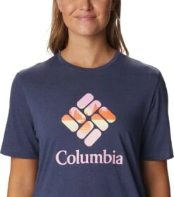 Columbia Bluebird Day Relaxed Crew Neck Tee - Womens Nocturnal -Columbia Outfit Shop 1694013405 1934001 471 4