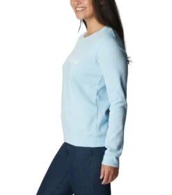 Columbia Columbia Trek Graphic Crew Sweatshirt - Womens Spring Blue -Columbia Outfit Shop 1694013413 1959861 491 3