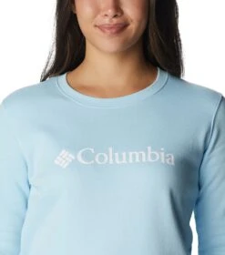 Columbia Columbia Trek Graphic Crew Sweatshirt - Womens Spring Blue -Columbia Outfit Shop 1694013414 1959861 491 4