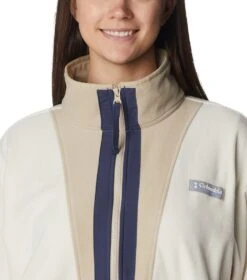 Columbia Back Bowl Full Zip Fleece Jacket - Womens Chalk Ancient Fossil -Columbia Outfit Shop 1694013477 2001291 191 4