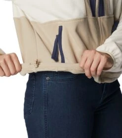 Columbia Back Bowl Full Zip Fleece Jacket - Womens Chalk Ancient Fossil -Columbia Outfit Shop 1694013479 2001291 191 6